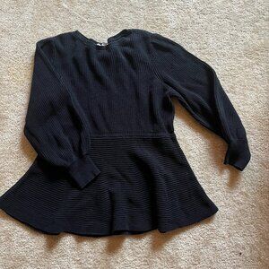 girl with curves peplum sweater top